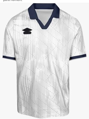 Umbro Men’s White Jersey with Navy Trim